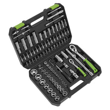 Socket Set 94pc 1/4" & 1/2"Sq Drive WallDrive Metric