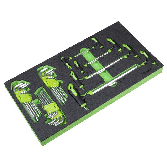 T-Handle & Standard Hex/TRX-Star* Key Set with Tool Tray