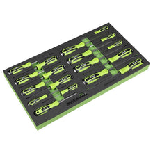 Sealey Siegen Hammer-Thru Screwdriver, Bit Driver & Bit Set with Tool Tray 28pc