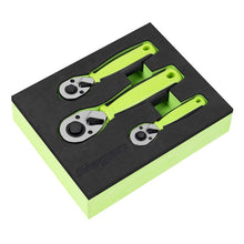 Stubby Ratchet Wrench Set 3pc