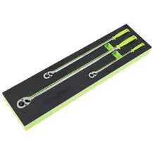Ratchet Wrench Set Extra-Long Drive 3pc