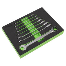Sealey Siegen Imperial Combination Ratchet Spanner Set 8pc