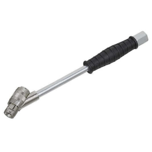Connector Twin Clip-On Type for Tyre Inflators 1/4"BSP
