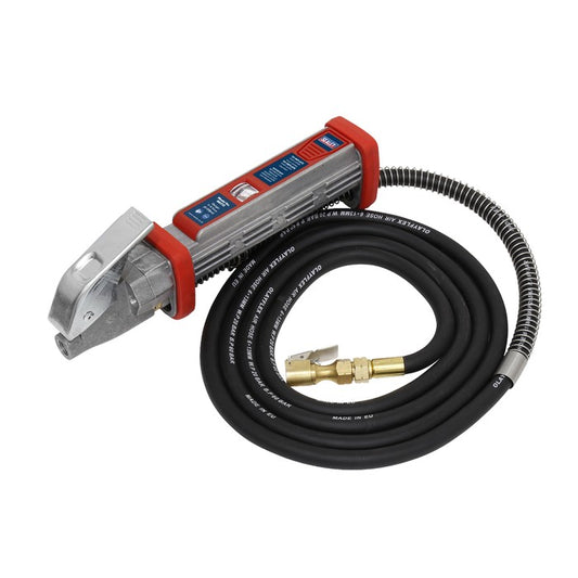 Tyre Inflator 2.7m Hose with Clip-On Connector