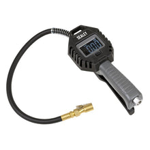 Sealey Rechargeable Digital Tyre Inflator with Clip-On Connector