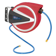 Retractable Air Hose Reel 12m Ø6.5mm ID - PU Hose