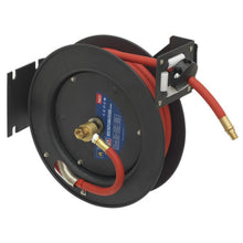 8m Retractable Rubber Air Hose with Steel Reel 10mm ID