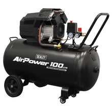 Air Compressor 100L V-Twin Oil Free Direct Drive 3hp