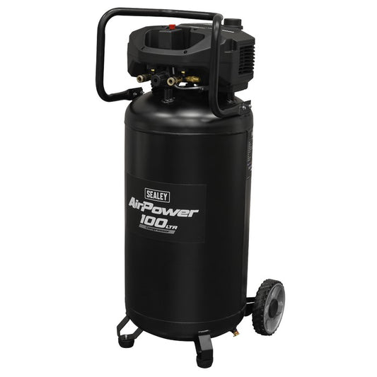 100L Oil Free Belt Drive Vertical Compressor 2.5hp