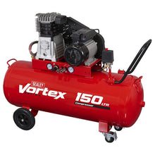 Air Compressor 150L Belt Drive 3.5hp with Cast Cylinders