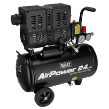 Sealey 24L Low Noise Oil Free Direct Drive Air Compressor 1hp