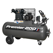 Premier 200L Belt Drive Air Compressor with Front Control Panel