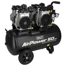 Oil Free Low Noise Air Compressor 50L Direct Drive 2 x 2hp