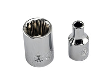 Britool Hallmark 1/4"SD Standard (12-Point) Metric Sockets 4-14mm (V2)