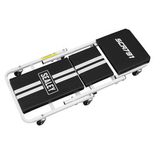 Sealey Compact Steel Creeper/Seat with 6 Wheels