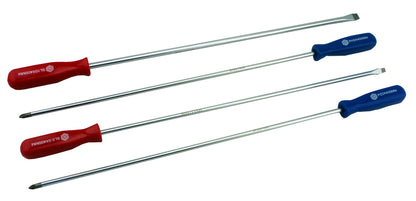 10pc Slotted Screwdriver Set Plus Free 4pc Extra Long Set From Britool Hallmark