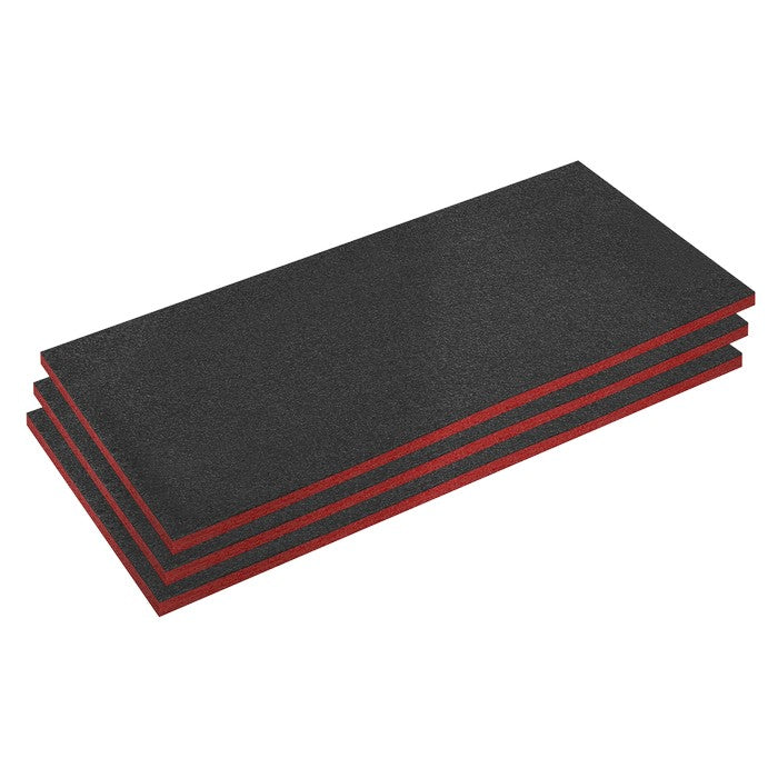 Easy Peel Shadow Foam Red/Black 30mm - Pack of 3