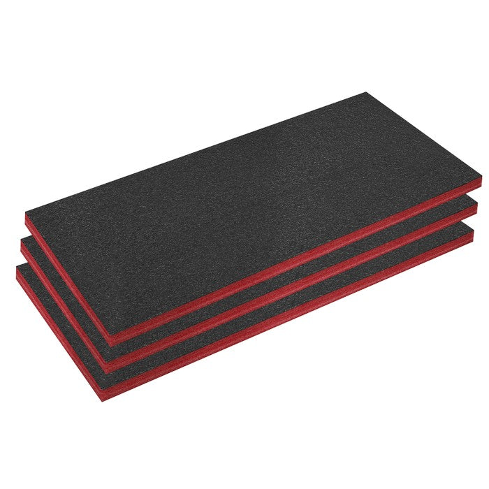 Easy Peel Shadow Foam Red/Black 50mm - Pack of 3