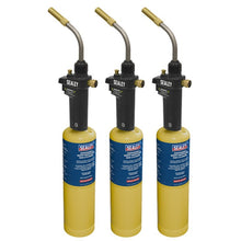 Sealey Brazing & Soldering MAPP Gas Torch & MAPP Cylinder - Pack of 3