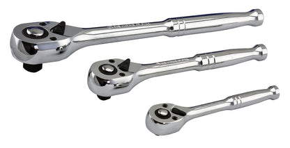 Britool Hallmark 3 Piece Hand Ratchet Set In Tool Control Foam