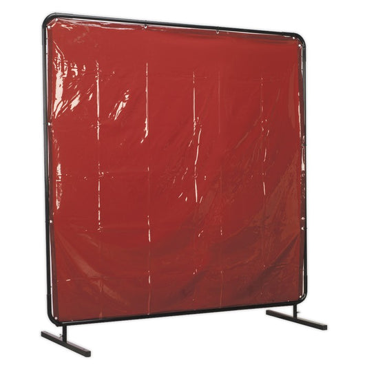 Workshop Welding Curtain & Frame 1.8 x 1.75m - EN ISO 25980