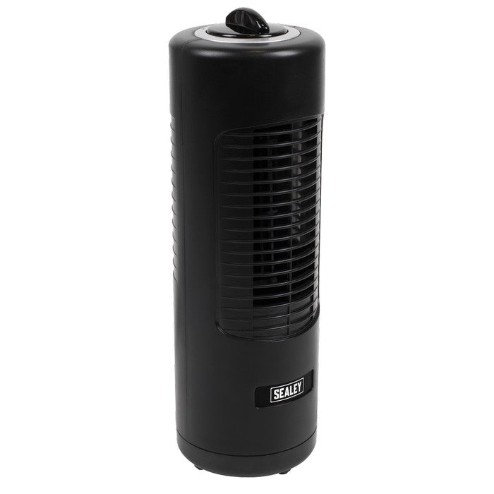 12" Oscillating Desk Tower Fan 2-Speed 230V