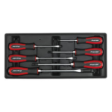 Sealey Premier Hammer-Thru Screwdriver Set with Tool Tray 6pc