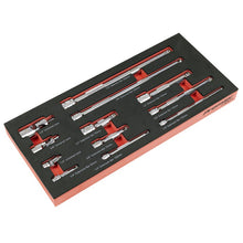 Premier Wobble Extension Bar Set with Tool Tray 1/4", 3/8" & 1/2"Sq Drive 12pc