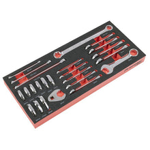 Stubby Combo, TRX-Star*/Crow's Foot Spanner Set & Tool Tray