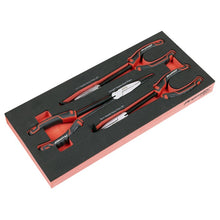 Sealey Premier Long Needle Nose Pliers Set with Tool Tray 3pc