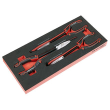 Long Needle Nose Pliers Set with Tool Tray 3pc
