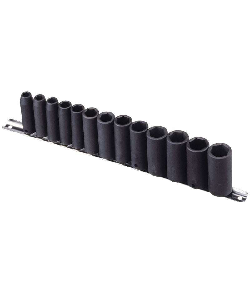 AF Deep Impact Socket Set 3/8"SD Sizes 5/16" - 7/8" From Genius Tools - TF-313SD