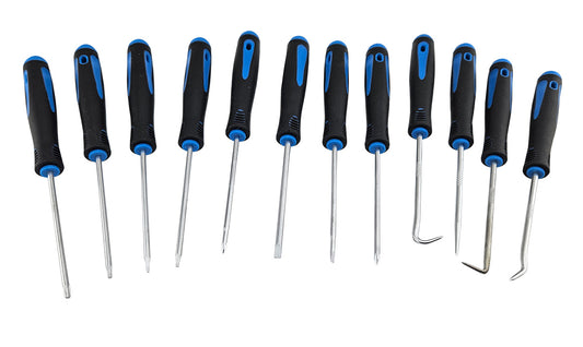 12pc Precision Screwdriver, Hook & Pick Set