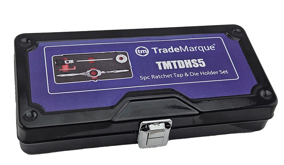 5pc Ratchet Tap and Die Holder Set