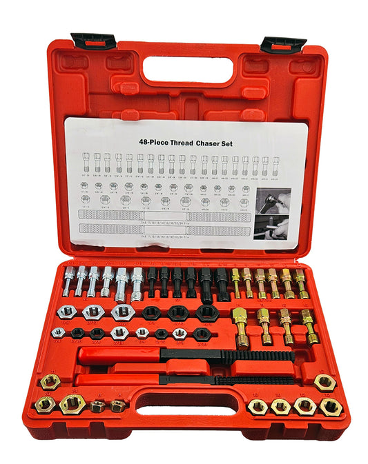 48-piece Tap and Die Set for Thread Repair