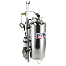 Air Operated Stainless Steel Fuel Drainer 40L