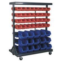 Mobile Bin Storage System with 94 Bins - Sealey TPS94