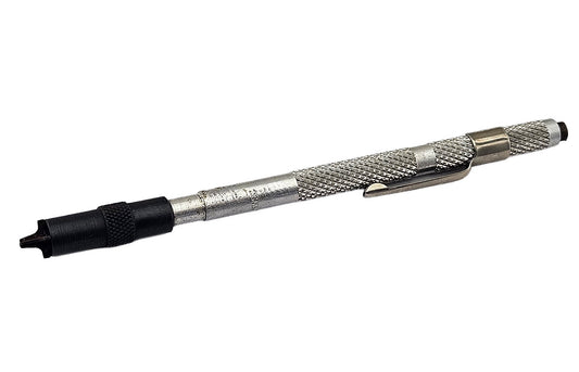 Ullman USA mechanical screw starter with pronged screw holding tip, magnetic retrieval end and pocket clip, unbranded clearance stock