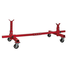 Adjustable 2-Post Vehicle Moving Dolly 900kg Capacity