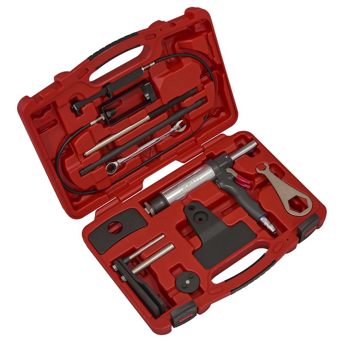 Sealey Brake Piston Spreader/Wind Back & Hose Clip Tool - Pneumatic