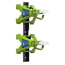 Axle Stand & Axle Stand Storage Rack Combo 3 Tonne - Hi-Vis Green