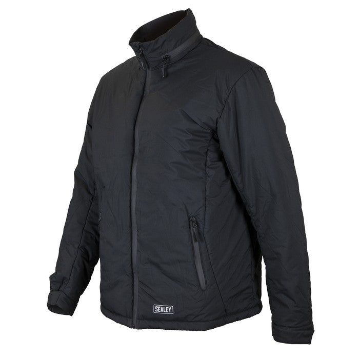 5V Heated Thermal Rain Jacket - 48" Chest, Large