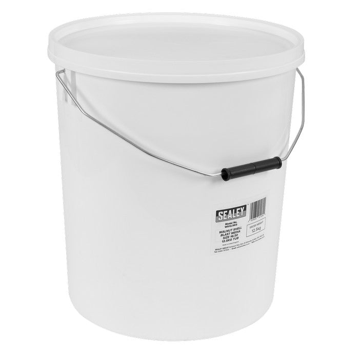 Sealey Walnut Shell Blast Media - Size 16/30 - 12.5kg Tub