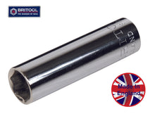 Britool England 1/4"Sd Deep Hexagon (6 Point) 11mm Socket Sdhm11