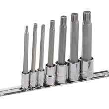 7 Piece 1/4" & 3/8"ť Long Spline Bit Socket Set From Genius Tools