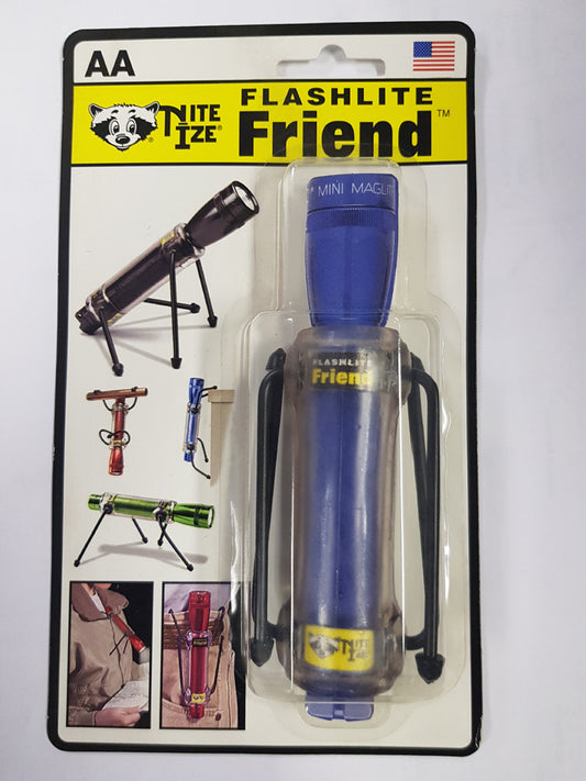 Mini Maglite holder - Flexible Legs Can Be Bent & Locked Into Any Position