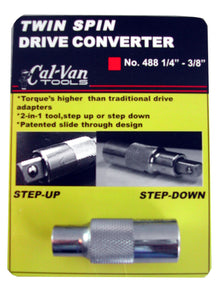 Calvan Tools Twin Spin Drive Converter 1/4 - 3/8" Cv488