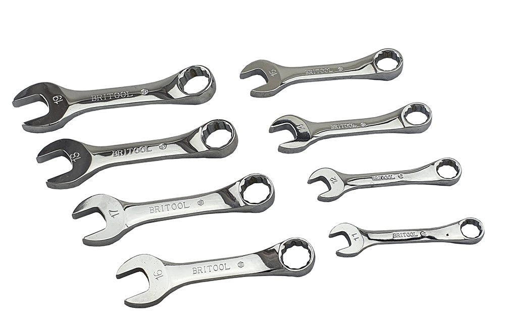 **Clearance** Original 8pc Britool Stubby / Short Spanner Set