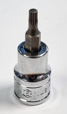 3/8" Drive M4 Spline / XZN Bit Socket - 50mml From Genius Tools