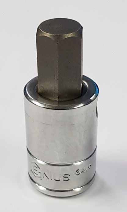 Genius Tools 11mm Hex Bit Socket 3/8" Drive Brake Caliper Allen Socket